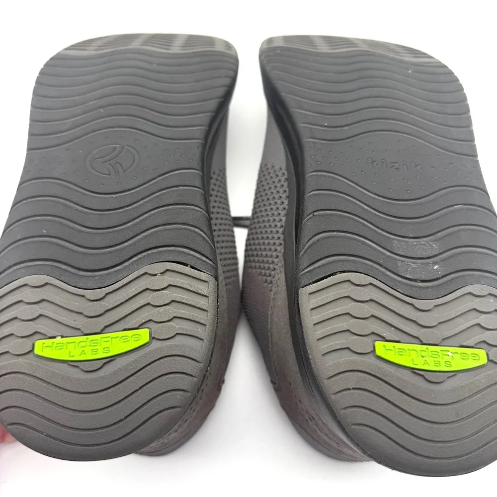 EUC Kizik Men's 14 Wide Women's 15.5 Wide Gray Hands Free Sneakers